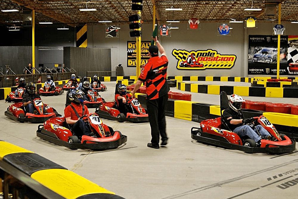 Las Vegas: corrida de kart